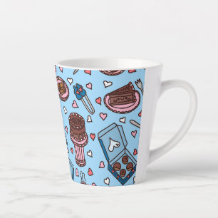 Schokoladenliebhaber süß milchtasse