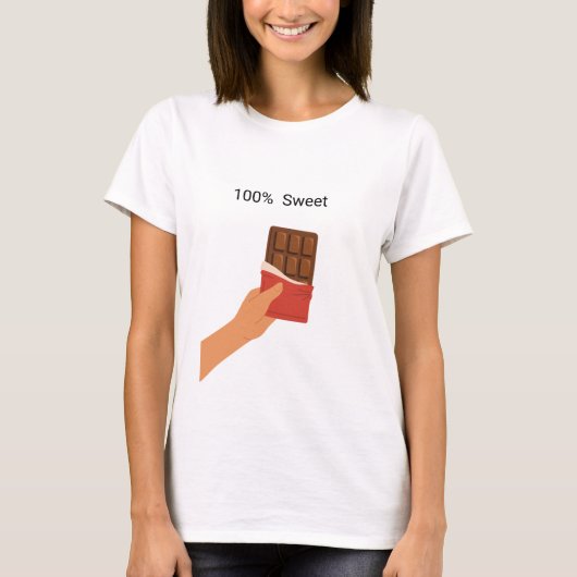 Schokoladenliebhaber T-Shirt (Vorderseite)