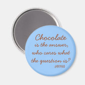 Schokoladenmagnet Magnet (Vorderseite/Rückseite)