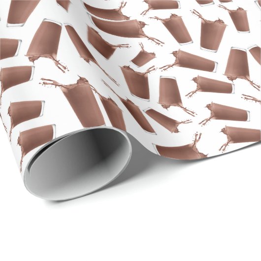 Schokoladenmilch Geschenkpapier (Rolleneckpunkt)