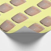Schokoladenmilch Geschenkpapier (Ecke)