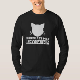 Schokoladenmilch Lover Witzige Niedliche Katzenges T-Shirt