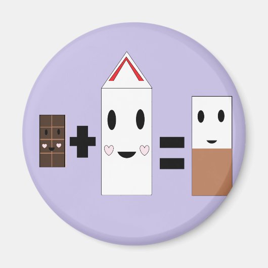 Schokoladenmilch Magnet (Vorne)