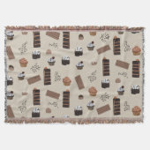 Schokoladenmuster Decke (Vorderseite)