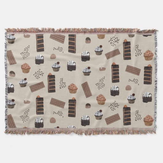 Schokoladenmuster Decke (Vorderseite)