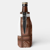 Schokoladenmuster Flaschenkühler (Flasche Rückseite)