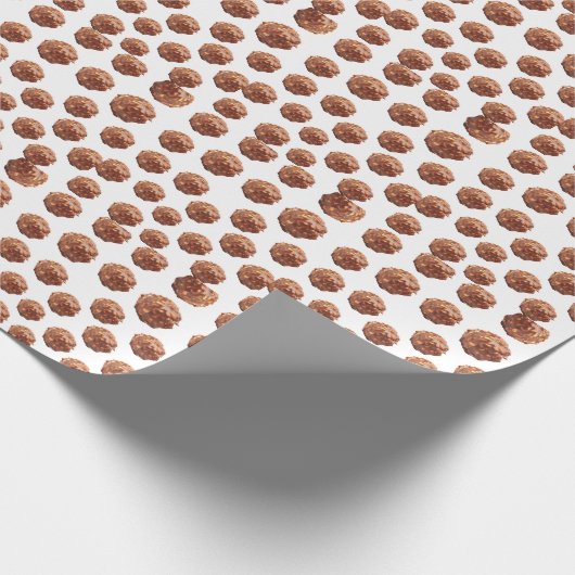 Schokoladenmuster Geschenkpapier (Ecke)