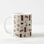 Schokoladenmuster Kaffeetasse (Links)