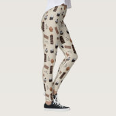 Schokoladenmuster Leggings (Rechts)