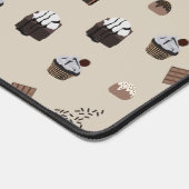 Schokoladenmuster Schreibtischunterlage (Ecke)