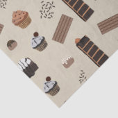 Schokoladenmuster Seidenpapier (Ausschnitt)