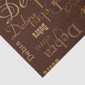 Schokoladenmuster Seidenpapier (Ausschnitt)