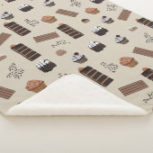 Schokoladenmuster Sherpadecke (3/4)