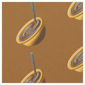 Schokoladenmuster Stoff (Nahaufnahme)