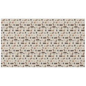 Schokoladenmuster Tischdecke (Vorderseite (Horizontal))