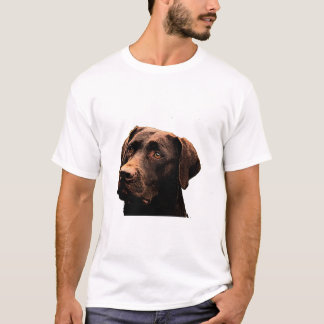 Schokoladenoberfläche Labrador T-Shirt