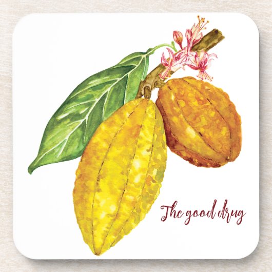 Schokoladenobst Getränkeuntersetzer (Vorderseite)