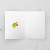 Schokoladenobst Karte (Innenseite)