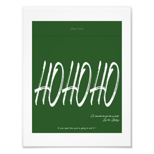 Schokoladenpacker Hersheys XL Fotodruck (Vorne)