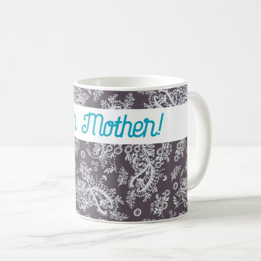 Schokoladenpaisley Kaffeetasse (VorderseiteRechts)