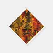 Schokoladenpapier Cocktail Napkin Serviette (Ecke)