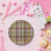 Schokoladenpasten Kariert 10-PAPER-PARTY-TELLER Pappteller (Party)