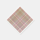 Schokoladenpasten Kariert 26-PAPIERE Serviette (Ecke)