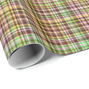 Schokoladenpasten, Kariert, 9-Geschenkpapier Geschenkpapier