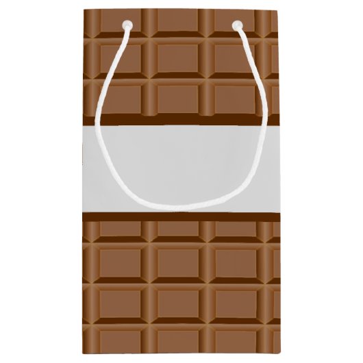 Schokoladenplatte gemustert kleine geschenktüte (Rückseite)