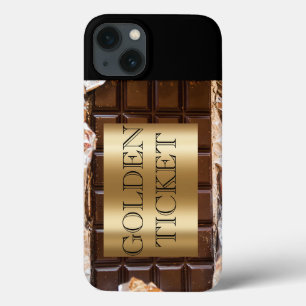 Schokoladenriegel mit goldenem Ticket vintage gefu Case-Mate iPhone Hülle