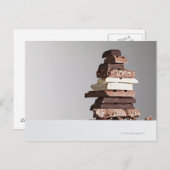 Schokoladenriegel Postkarte (Vorne/Hinten)
