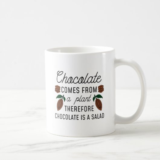 Schokoladensalat Kaffeetasse (Rechts)