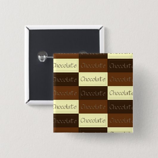 Schokoladenschaltfläche Button (Vorne & Hinten)