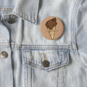 Schokoladenschaltfläche Button (Beispiel)