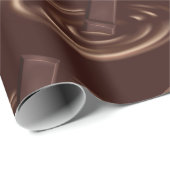 Schokoladenschmelz-Bar in flüssiger Schokolade Geschenkpapier (Rolleneckpunkt)