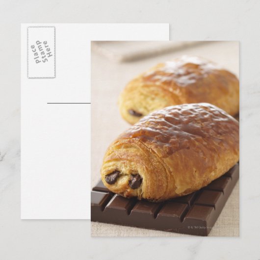 Schokoladenschmerzen Postkarte (Vorne/Hinten)