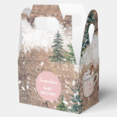 Schokoladenschmuck Es ist kalt draußen Baby Geschenkschachtel (Geöffnet)