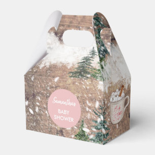 Schokoladenschmuck Es ist kalt draußen Baby Geschenkschachtel