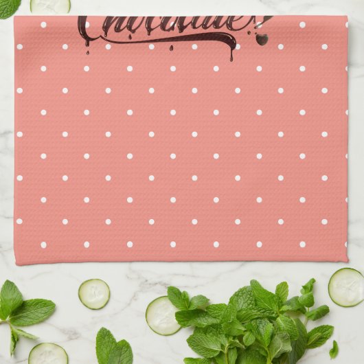 Schokoladensender Geschirrtuch (Gefaltet)