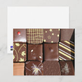 Schokoladensortiment Postkarte (Vorne/Hinten)