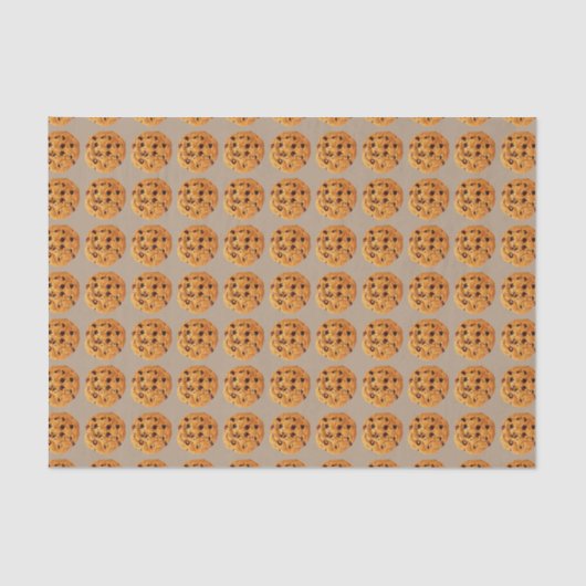 Schokoladensplitter-Plätzchen Seidenpapier (Vorderseite)