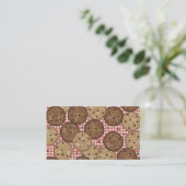 Schokoladensplitter-Plätzchen Visitenkarte (Stehend Vorderseite)