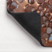 Schokoladensplitter-Schokoladenkuchen Mousepad (Ecke)