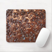 Schokoladensplitter-Schokoladenkuchen Mousepad (Mit Mouse)