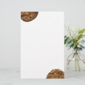 Schokoladensplitterplätzchen Briefpapier (Stehend Vorderseite)
