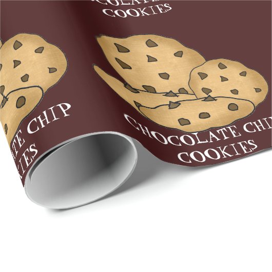 Schokoladensplitterplätzchen-Packpapier Geschenkpapier (Rolleneckpunkt)