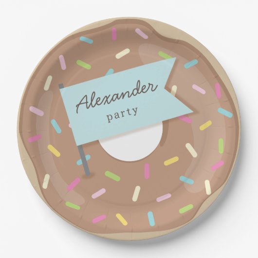 SCHOKOLADENSPONT PAPPTELLER (Vorderseite)