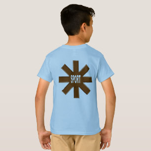 SCHOKOLADENSPORT Blaues T-Shirt