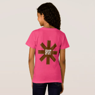 SCHOKOLADENSPORT T-Shirt-Jersey Pink End T-Shirt