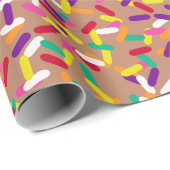 Schokoladensprinklen Geschenkpapier (Rolleneckpunkt)